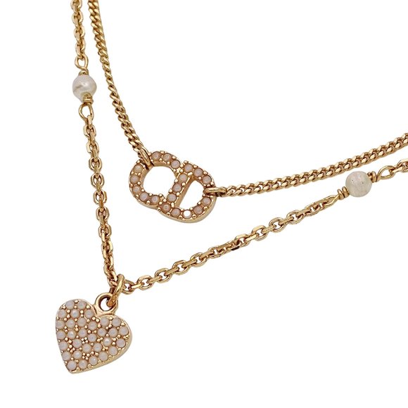 DIOR Gold Pearl Necklace - Picture 1 of 11